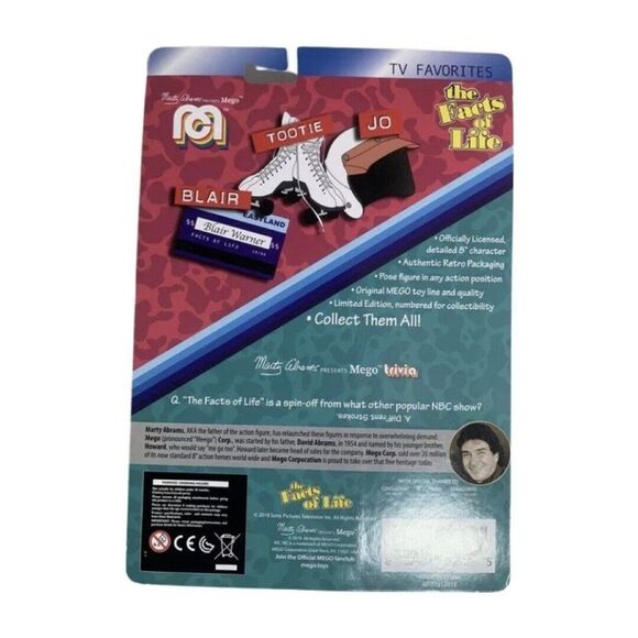 Mego Limited Ed. The Facts of Life Jo Polniaczek Collectible Doll Figure 8” - Picture 2 of 4